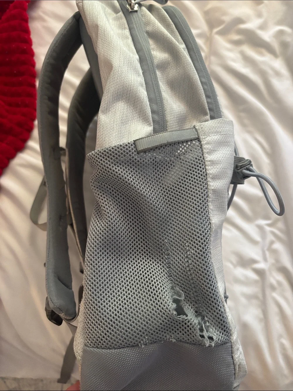 The North Face light gray